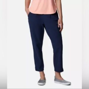 Women’s 2XL Columbia PFG Sun Drifter Woven Pants Navy NWOT